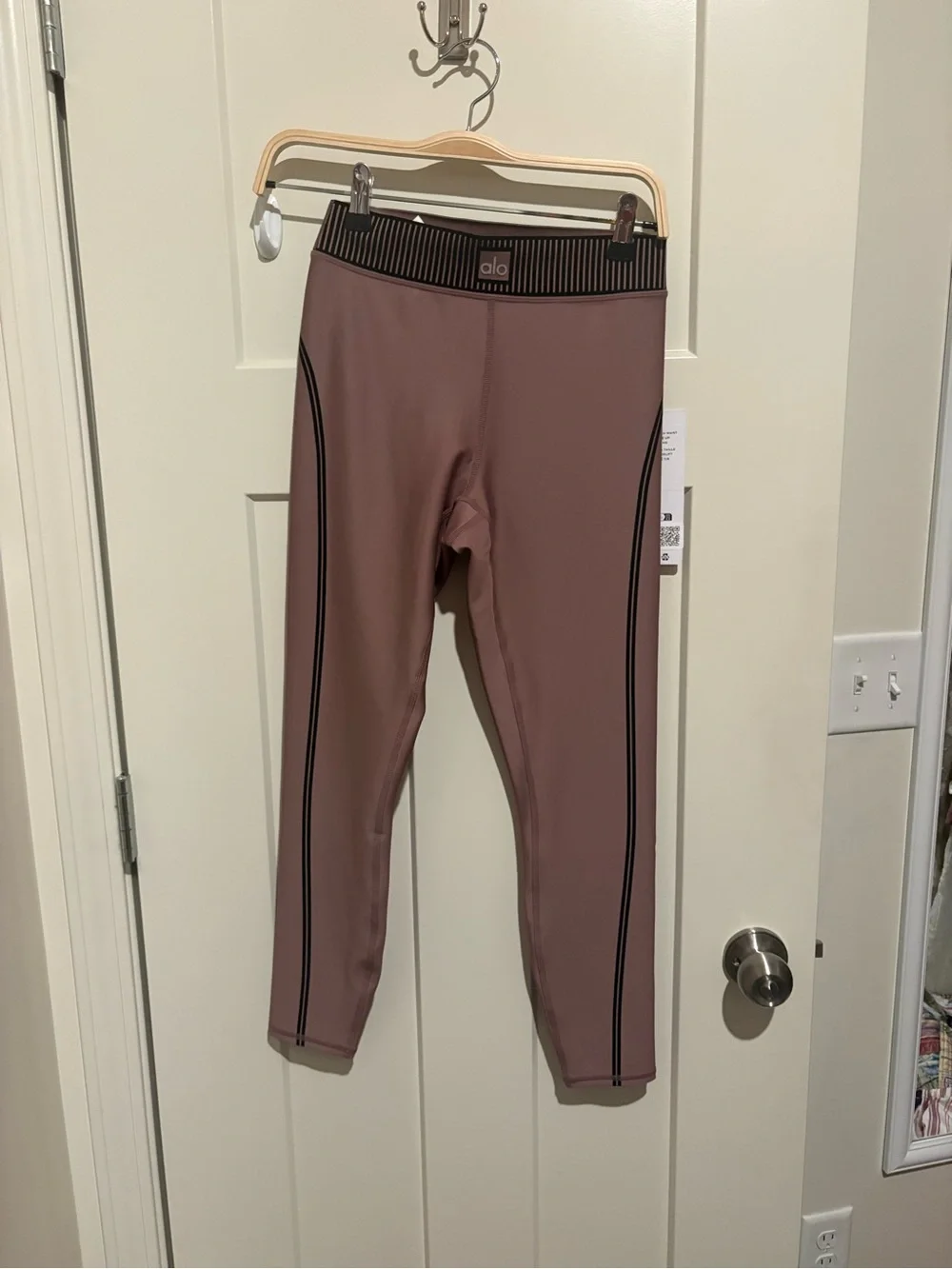 ALO Yoga Airlift High-Waist 7/8 Line Up Legging Small Smoky Quartz NWT